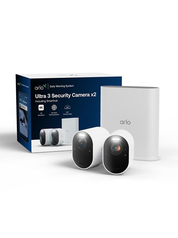 Arlo Ultra 3 Turvakamera, 2-kamerat