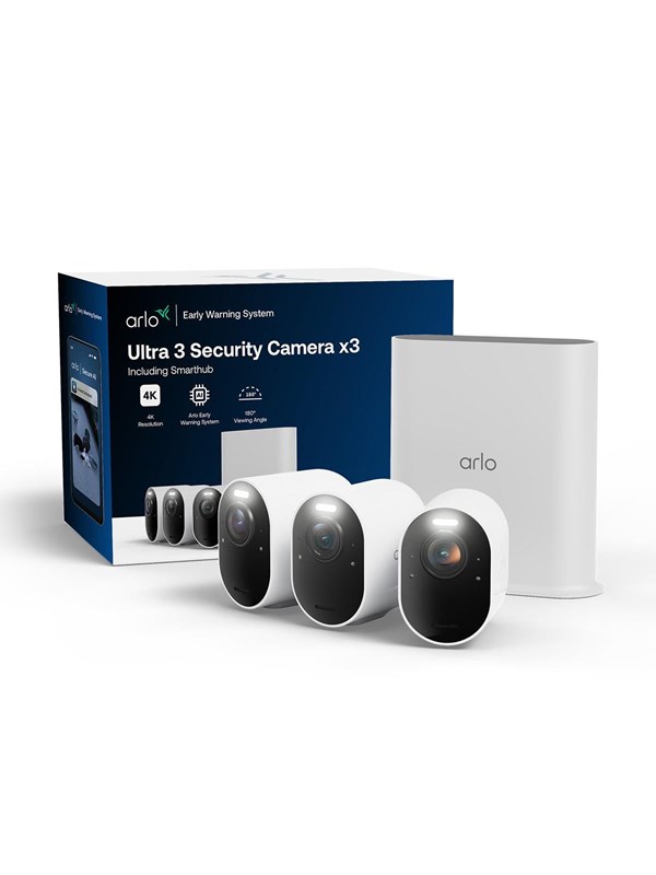 Arlo Ultra 3 Turvakamera, 3-kamerat