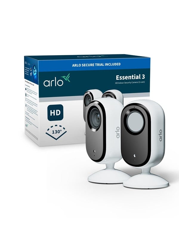 Arlo Essential 3 HD -sisäkamera (2 kameraa)