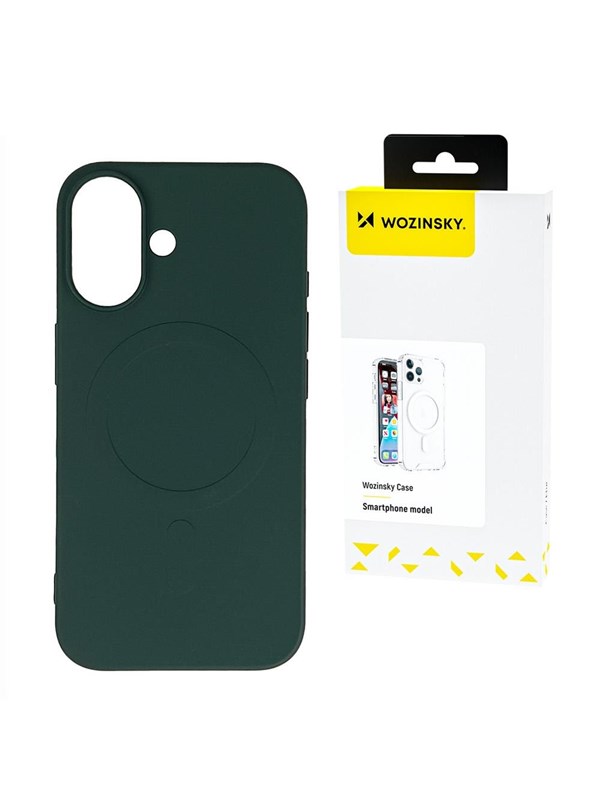Wozinsky Liquid Silicone MagSafe Case for Samsung Galaxy S24 FE - Green