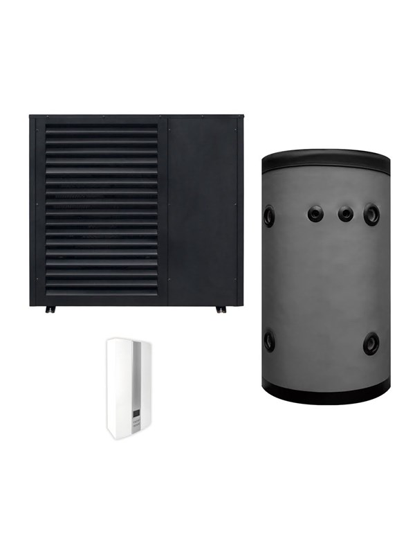 ScanTherm Skagen - 8kW med 160L Buffertank og 11-15kW el-gennemstrømningsvandvarmer