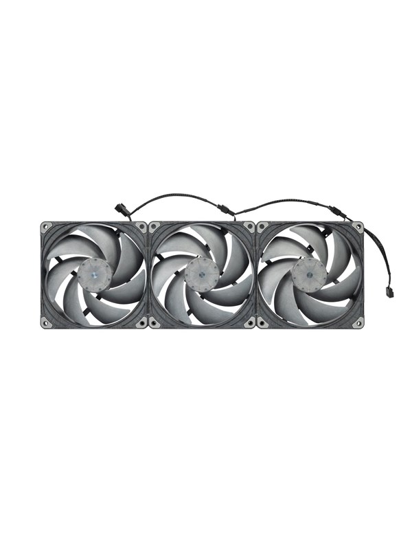 Phanteks T30 140 PWM (3-pack) - Kotelotuuletin - 140mm - Harmaa - 44 dBA