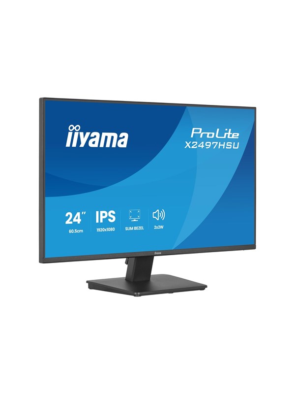 24"" iiyama ProLite X2497HSU-B1 - LED monitor - Full HD (1080p) - 23.8""