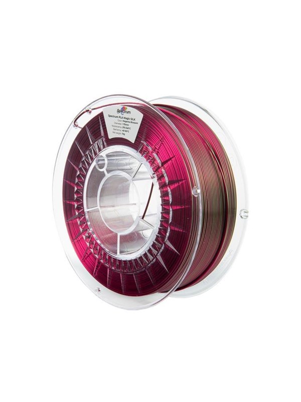 Spectrum 3D Filament / PLA Magic SILK / Magenta Blossom / ⌀ 1.75 mm / 1 kg