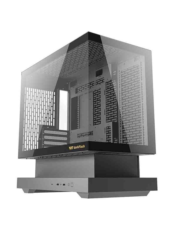 Darkflash F1 Computer Case with 6 ARGB Fans - Kotelot - Musta