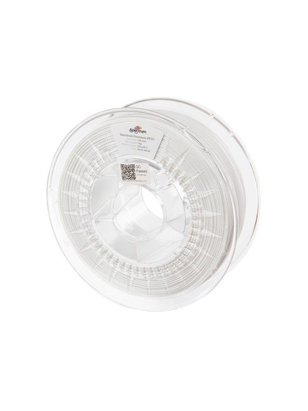 Spectrum 3D Filament / PETG Premium / ⌀ 1.75 mm / Arctic White / 1 kg