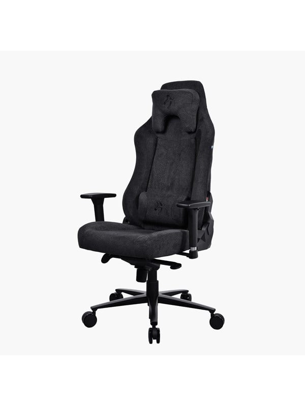Arozzi Vernazza Soft Fabric Pure Black Toimistotuoli - Musta - Jopa 140 kg