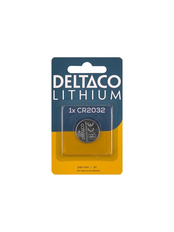 Deltaco battery x CR2032 - Li