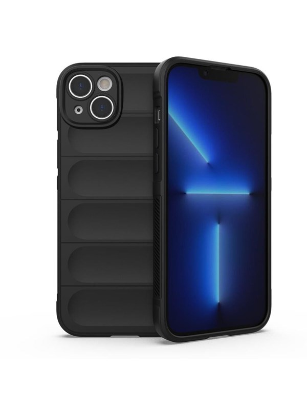 Hurtel Magic Shield Case for iPhone 14 Plus Flexible Armored Cover Black