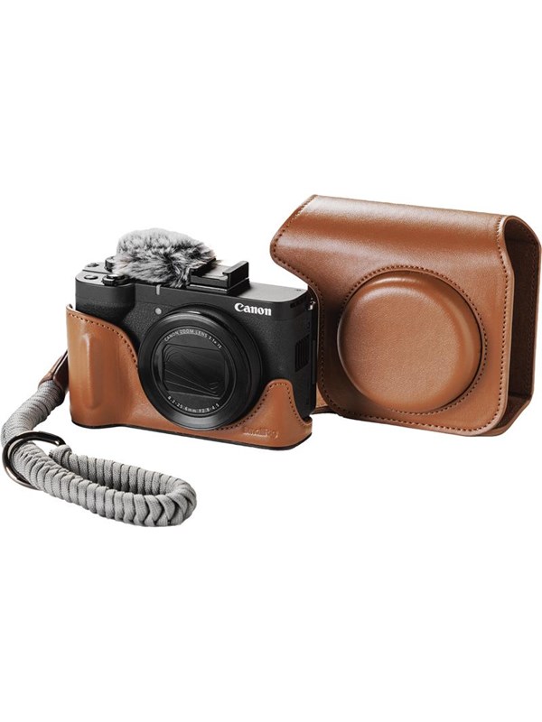 SmallRig 5385 Leather Case Kit for Canon PowerShot V1 Brown