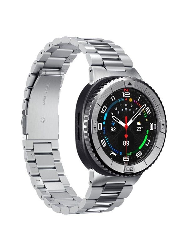Spigen Bezel Tune (Pilot) - silver - Samsung Galaxy Watch 8 Classic 46mm