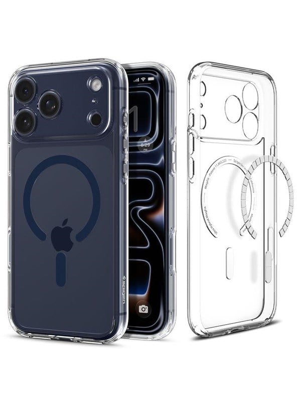 Spigen Ultra Hybrid MagSafe - clear deep blue - iPhone 17 Pro Max