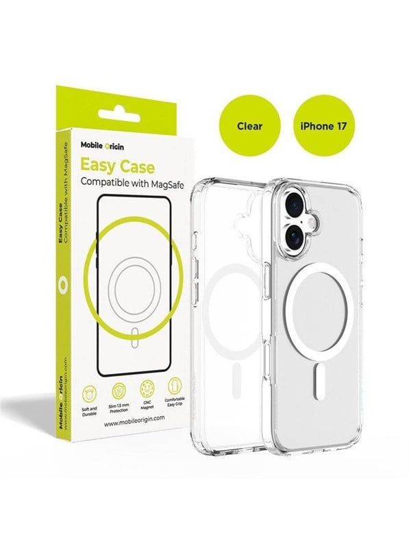 Mobile Origin Hybrid MagSafe Case - clear - iPhone 17
