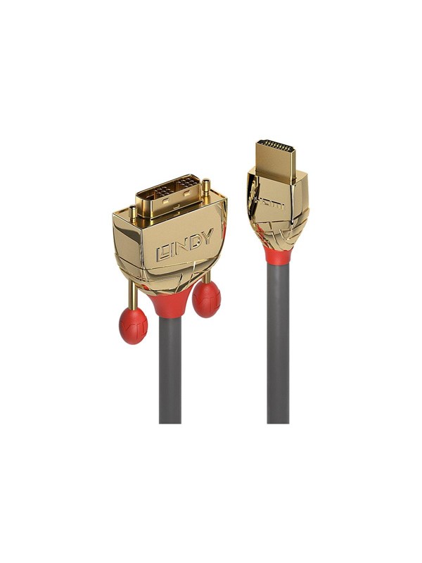 Lindy Gold Line adapter cable - HDMI / DVI - 5 m