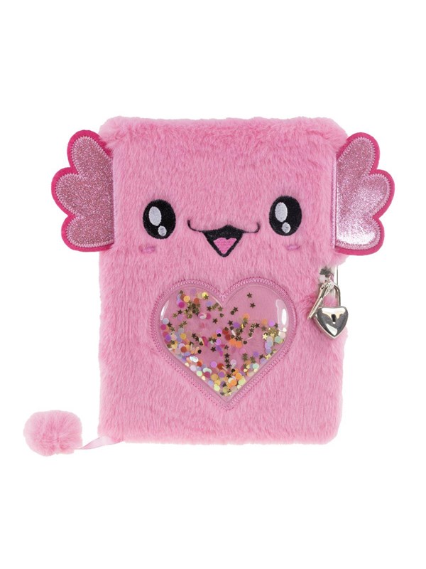 Tinka DIARY PLUSH AXOLOTL PINK WITH LOCK