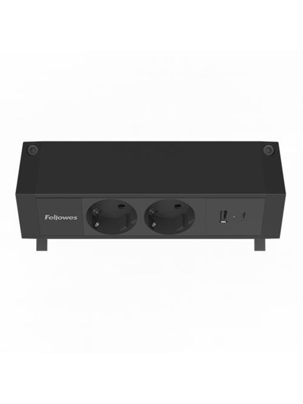 Fellowes Power Desk 2 Type F - Black