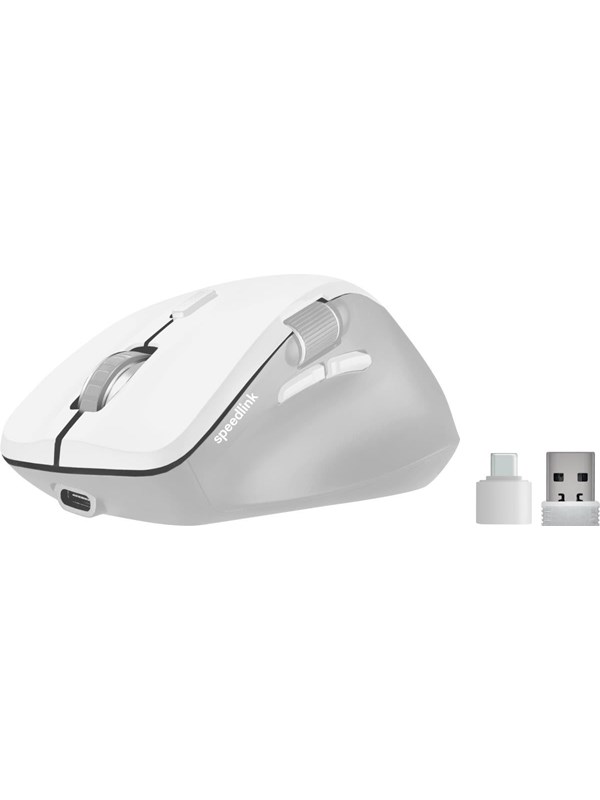 Speed-Link Speedlink LIBERA Rechargeable Wireless Bluetooth - Hiiri - Optinen - Valkoinen