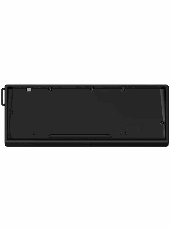 Wooting 60HE v2 Aluminium Case (Just Black) - Näppäimistökotelo - Musta