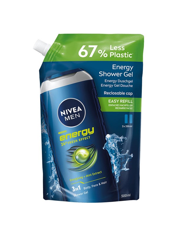 Nivea MEN Energy Refill 500 ml