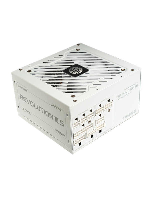 Enermax REVOLUTION III S Virtalähde - 1000 Watt - 120 mm - ATX 3.1 - 80 Plus Platina sertifioitu