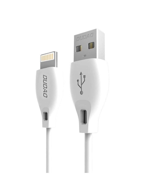 Dudao USB/Lightning Cable 2.4A 1m White (L4L 1m White)