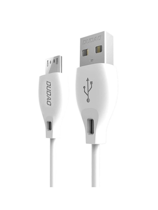 Dudao L4M USB-A - MicroUSB 2.4 A 1m cable - white