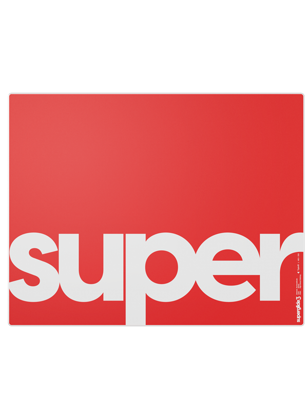 Pulsar Superglide V3 Glass Pad Type-S - Large - Punainen