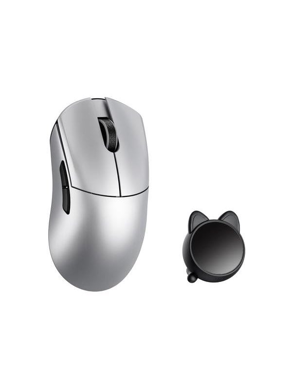 WLMouse HUAN Stainless Magnesium Alloy / Wireless 8K - Pelihiiri - Optinen - 5 painiketta - Hopea