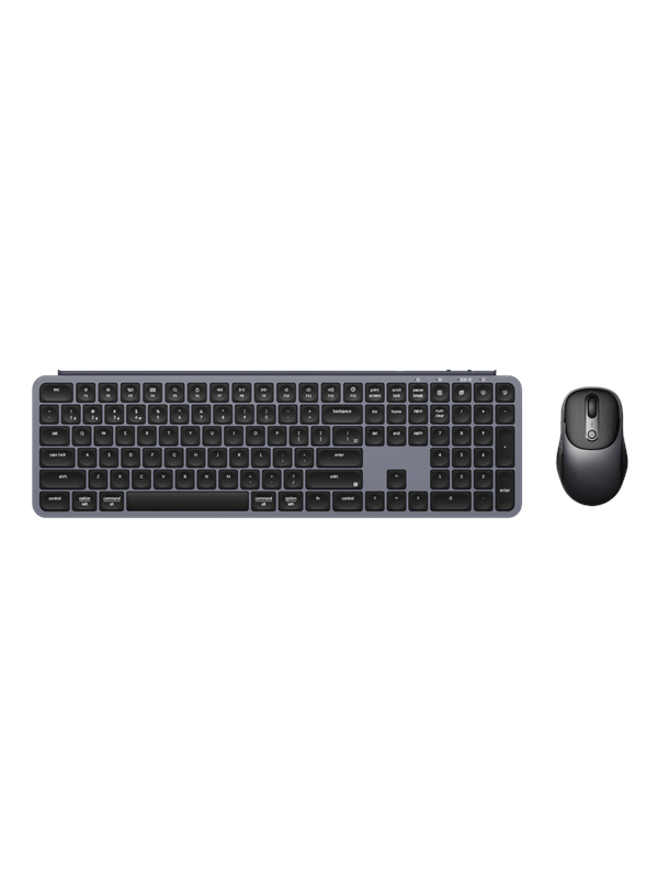 Keychron B6 Pro & BM24 Keyboard & Mouse Wireless Combo - Näppäimistö ja Hiirisetti - Pohjoismainen - Musta