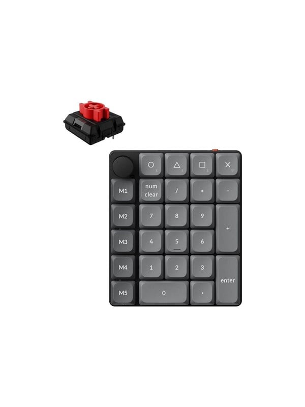 Keychron K0 Max QMK Wireless Custom Numpad - Numeroryhmän - Musta