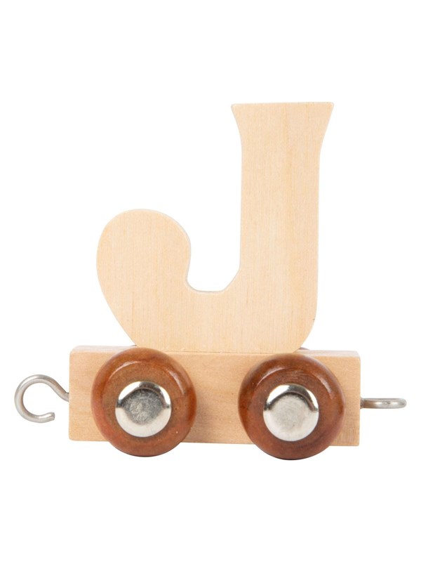 Small Foot - Wooden Letter Train - J - 12 pieces