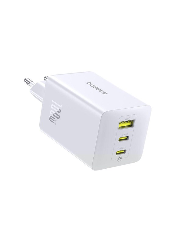 Baseus EnerFill FE11 2 x USB-C / USB-A 100W Wall Charger White