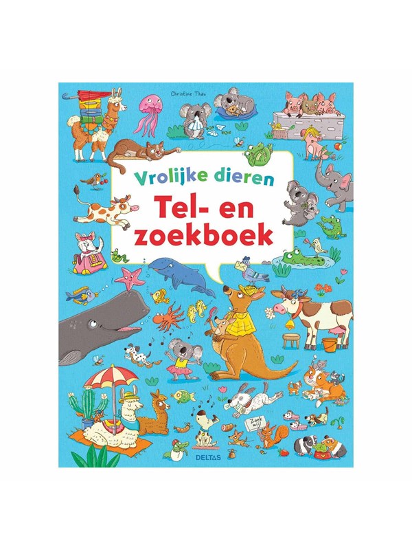 Happy Animals Count and Find Book