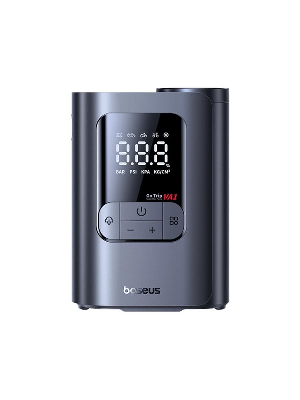 Baseus GoTrip VA1 Super Mini Wireless Air Compressor with 3 Tips - Black
