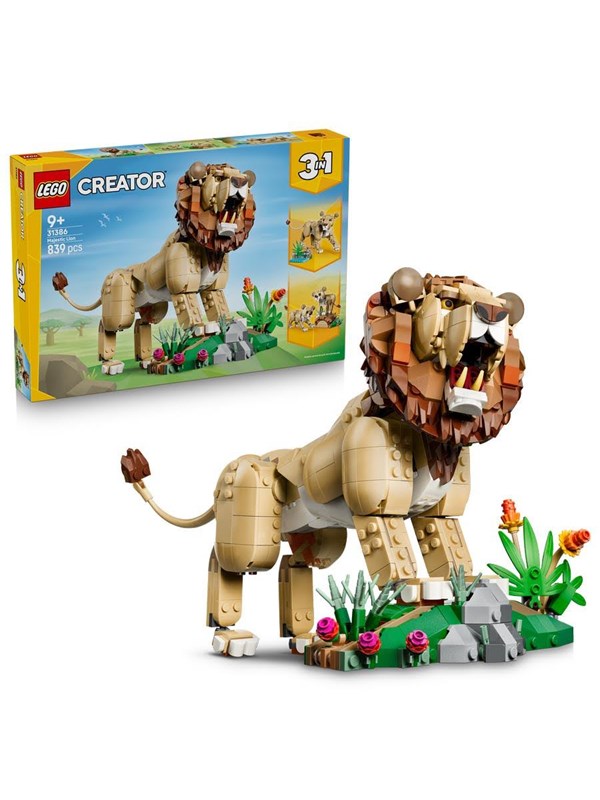LEGO Creator 31386 Villieläimet: uljas leijona
