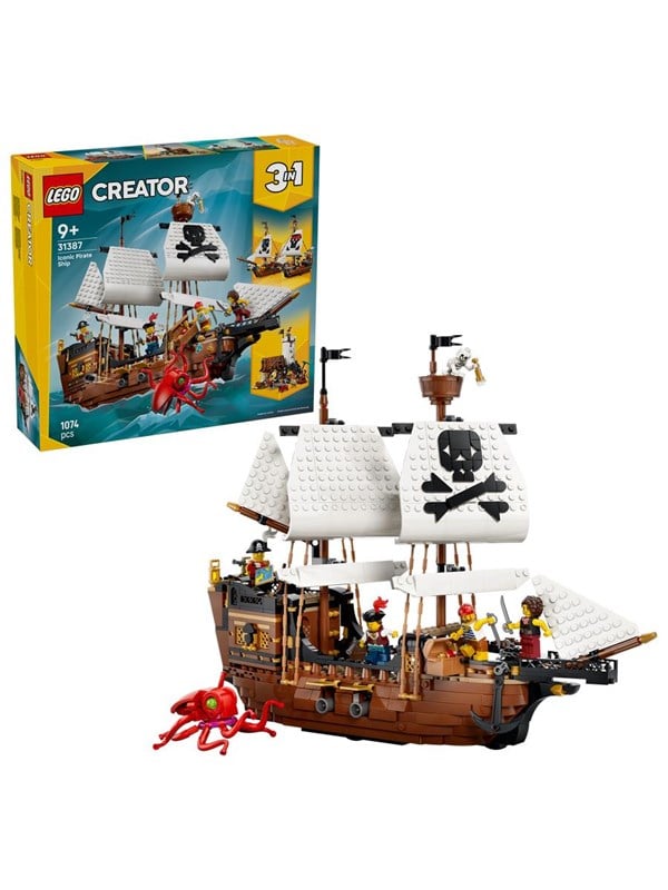 LEGO Creator 31387 Mahtava merirosvolaiva