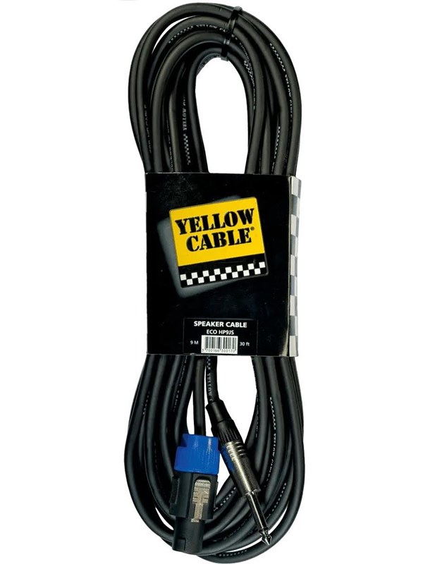 Yellow Cable HP9JS - Speakon - 1/4" Jack -kaiutinkaapeli 9m.