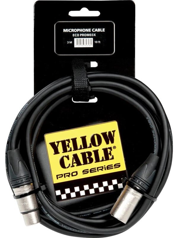 Yellow Cable PROM03X - Neutrik XLR/XLR 3 m.
