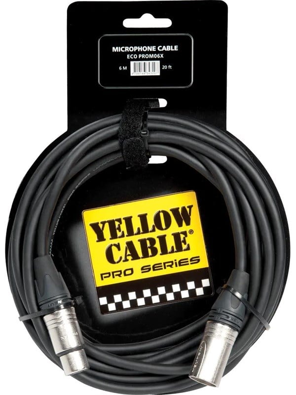 Yellow Cable PROM06X - Neutrik XLR/XLR 6 m.