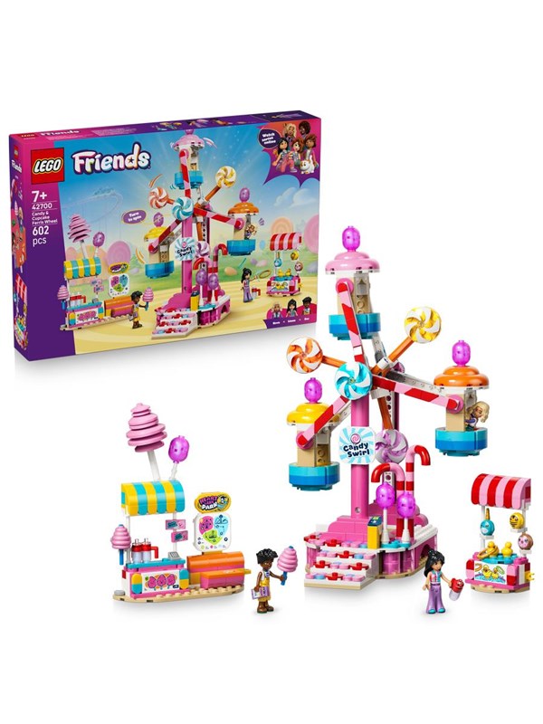 LEGO Friends 42700 Karkkien ja kuppikakkujen koristama maailmanpyörä