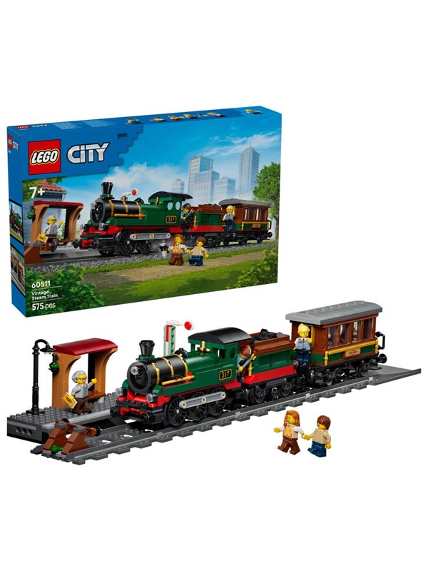 LEGO City 60511 Vanhanaikainen höyryjuna