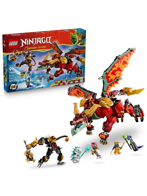 LEGO Ninjago 71868 Wyldfyren muuntautumiskykyinen lohikäärmerobotti