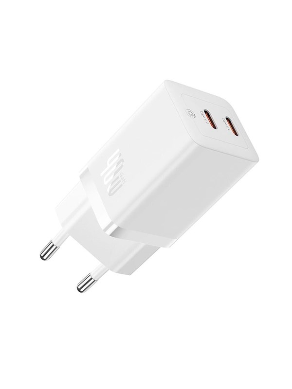 Baseus GaN5 Pro 40W 2xUSB-C Wall Charger - White