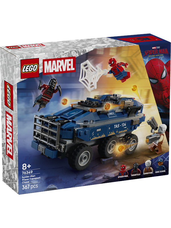 LEGO Super Heroes Marvel 76349 Spider-Man ja vankilakuljetuksen takaa-ajo