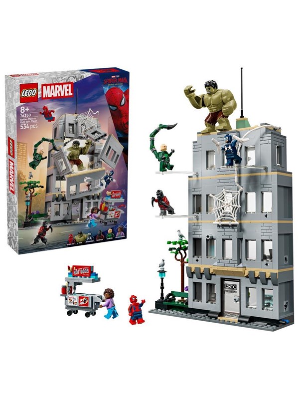 LEGO Super Heroes 76350 Eeppinen yhteenotto: Spider-Man vastaan Hulk