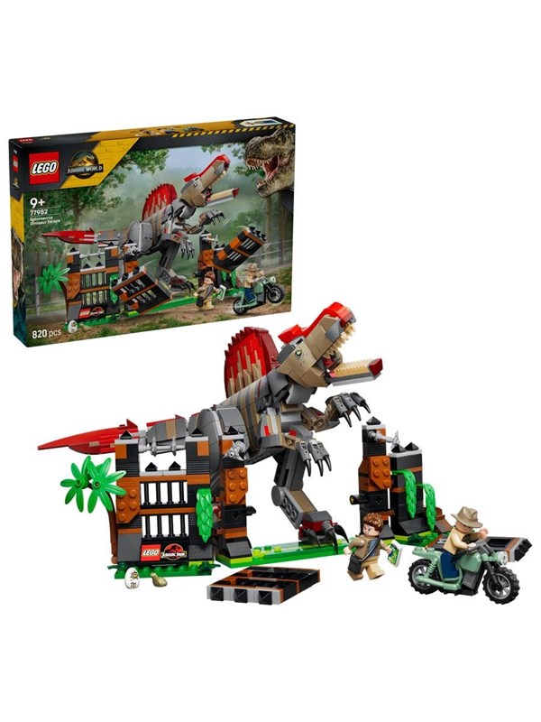 LEGO Jurassic World 77982 Spinosaurus-dinosauruksen pako