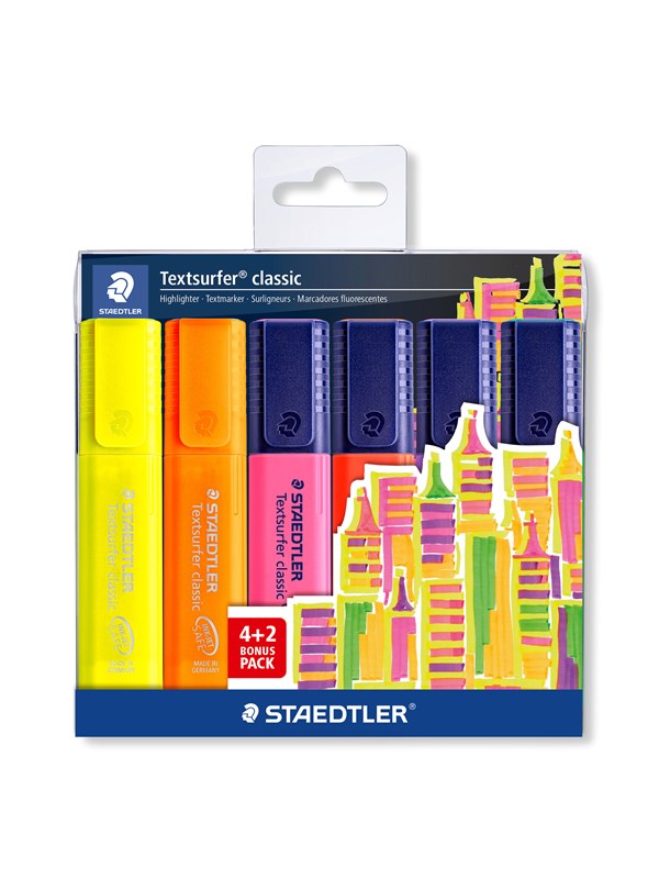 Staedtler Highlighter Textsurfer promo 4+2