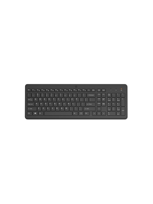 HP 220 - Näppäimistö - Englanti - Musta