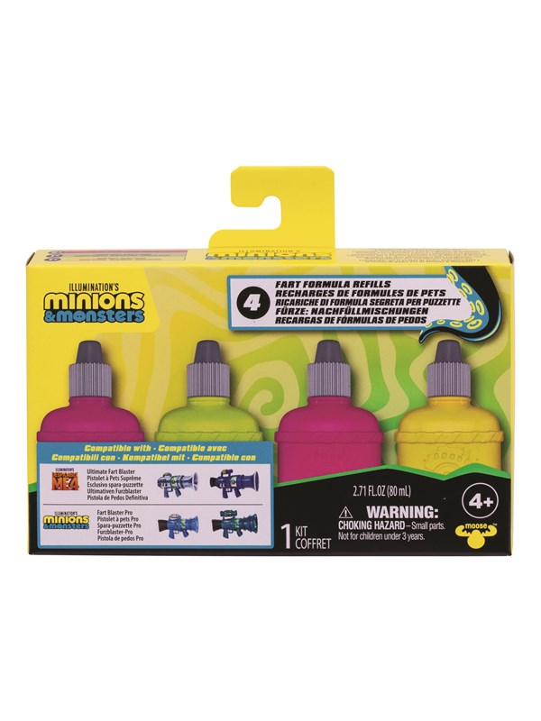 Minions & Monster Supreme Fart Blaster Refill 4 pack
