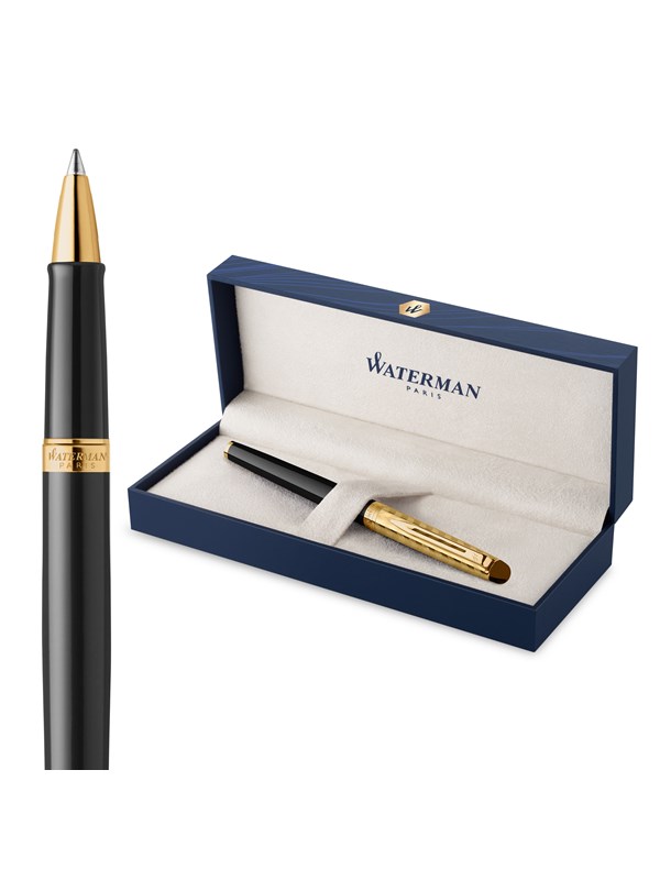 Waterman Hémisphère "The Opera Collection" Black & Gold G.T. Rollerball F Black ink